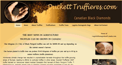 Desktop Screenshot of ducketttruffieres.com